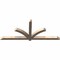 Ekena Millwork Redmond Smooth Timber Gable Bracket, Douglas Fir, 84"W x 35"H x 3 1/2"D x 3 1/2"F, 10/12 Pitch GBW084X35X0404RED00SDF - alternate 4